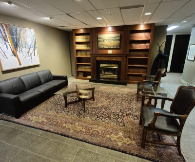 Top floor with four corner roof decks